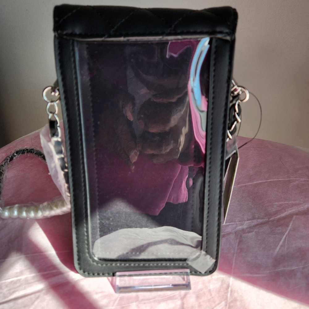 Badgley Mischka Diamond Quilt phone cases, crossbody w/pearls, NWT-SELECT ONE! - Picture 5 of 11